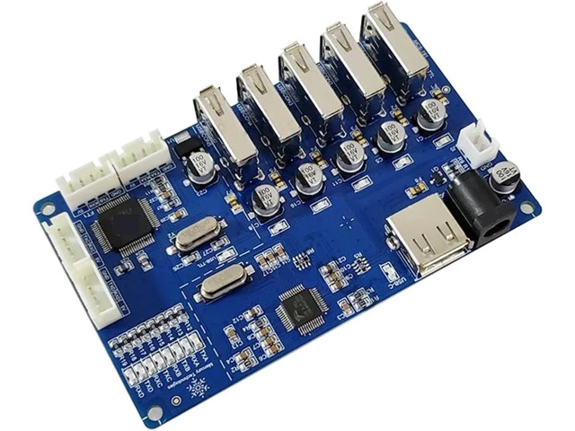 Alt view image 5 of 6 - F/;TD/;1 USB to 4 Ports TTL 5V 3.3V Serial Port Adapter, USB HUB 5-Ports USB Splitter, USB Expansion Multiple Serial Port