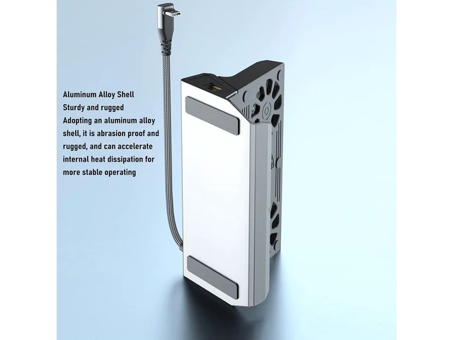 Alt view image 6 of 7 - Yoidesu Game Console Dock Station, 4K Double Cooling Fan PD Charging Stand Hub for 2 & OLED, Ethernet 4K@60Hz 100W Fast Charge, Fits ROG Ally 30W Mode, 5 USB Ports