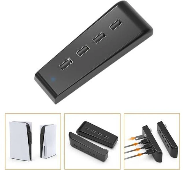 Alt view image 6 of 7 - Extension Adapter USB Adaptor Laptop Docking Stations 4 Pcs Gamepad Hub Compatible USB Docking Station for 4- USB Laptop Docking Stations USB Adaptor Game USB Hub/16