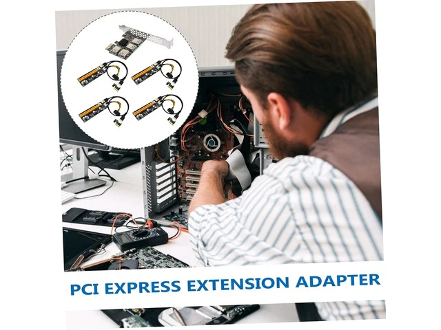 Alt view image 2 of 7 - Pci E to Port USB Extender Adapter Card with Pin Connectors High Performance Pci E USB Hub for Computer Accessories Stable Easy to Install Expansion
