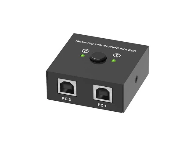 Alt view image 3 of 7 - 2/4/8 Port KVM Switch-USB Synchronizer- Game Controller for Multiple PCs, Mouse and Keyboard Synchronizer(2 Ports)
