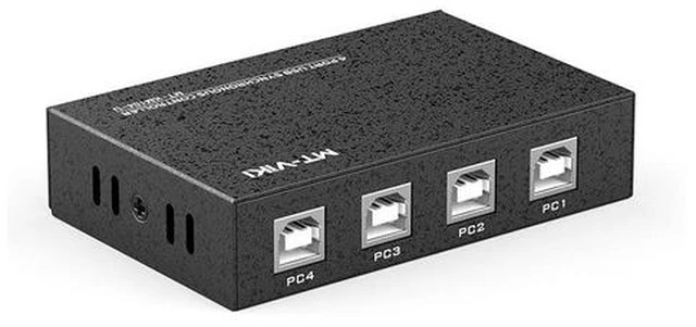 Main image of 4 Ports USB Synchronizer - KVM Switch/Distributor, DNF Keyboard Mouse Shared Display Synchronization Controller