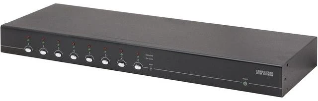 Main image of SY-KVM50083 8 Port VGA KVM Switch with USB and PS/2 Support