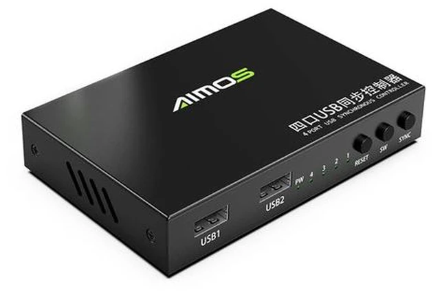 Main image of 4 Ports KVM Switch Distributor, DNF Keyboard Mouse Synchronizer, USB Shared Display Synchronization Controller