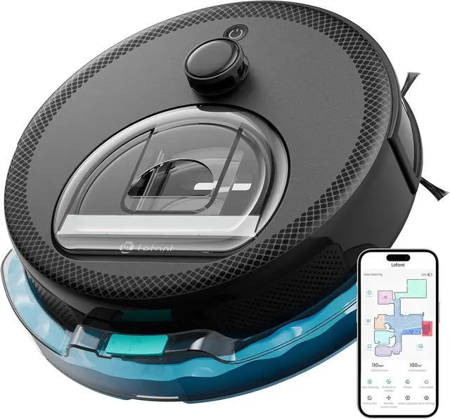 Main image of LiDAR Robot Vacuum and Mop, Smart Mapping and Obstacle Avoidance, Tangle-Free Pet Hair, 2.4G/5G WiFi App Control, Slim Design for Wider Coverage, Carpet Detection, M330 Pro
