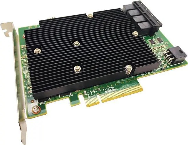 Main image of 12Gb/s HBA SAS Controller Card IT Mode ZFS TrueNAS unRAID 16 Port 9300-16i PCI-Express 3.0 Host Bus Adapter Card
