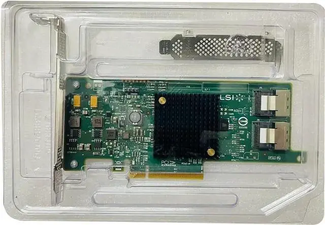 Alt view image 3 of 4 - LSI 9207-8i RAID Controller Card SAS 6Gbs SATA PCI-E 3.0 HBA IT Mode Expander Card for ZFS FreeNAS unRAID