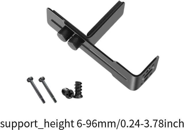 Alt view image 3 of 6 - Graphics Card GPU Brace Video Card Sag Portable Cushioning Pad Holder Bracket Support Bracket for Support Adjustment, Black