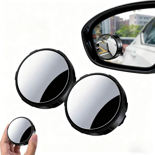 Main image of Car Blind Spot Mirror 360° Suction Cup Ultra-Clear Auxiliary Mirror for Reversing