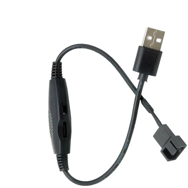 Main image of Case Fan Adapter USB to PWM Converter Connector,30CM