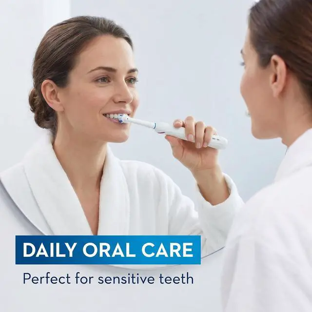 Alt view image 5 of 6 - Oral-B Pro Sensitive Clean Replacement Brush Heads, 8 Count - Extra Soft Bristles for Sensitive Gums, Compatible with Most Oral-B Electric Toothbrushes