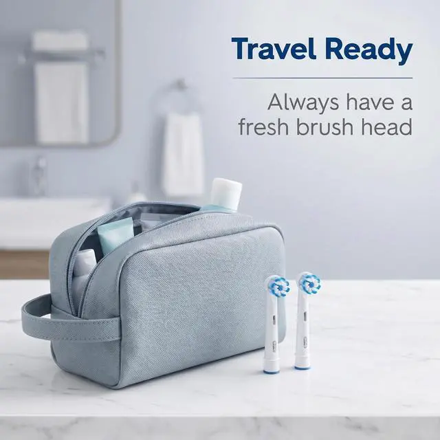 Alt view image 6 of 6 - Oral-B Pro Sensitive Clean Replacement Brush Heads, 8 Count - Extra Soft Bristles for Sensitive Gums, Compatible with Most Oral-B Electric Toothbrushes