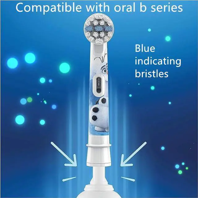 Alt view image 2 of 4 - Oral-B Kids Disney Frozen II Replacement Electric Toothbrush Heads, 4 Count, Extra Soft Bristles, Ages 3+