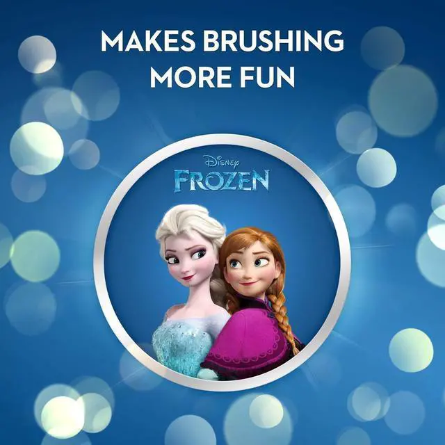Alt view image 4 of 4 - Oral-B Kids Disney Frozen II Replacement Electric Toothbrush Heads, 4 Count, Extra Soft Bristles, Ages 3+