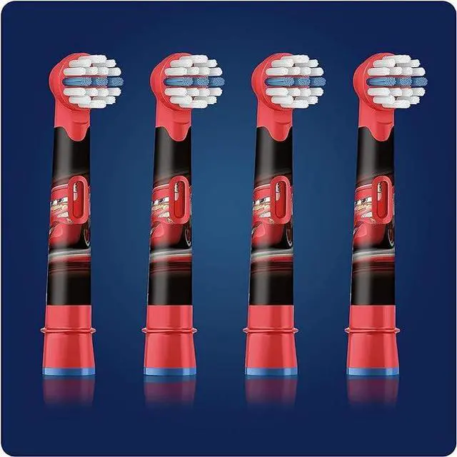 Alt view image 2 of 4 - Oral-B Kids Disney Pixar Cars Replacement Electric Toothbrush Heads, 4 Count, Extra Soft Bristles, Ages 3+
