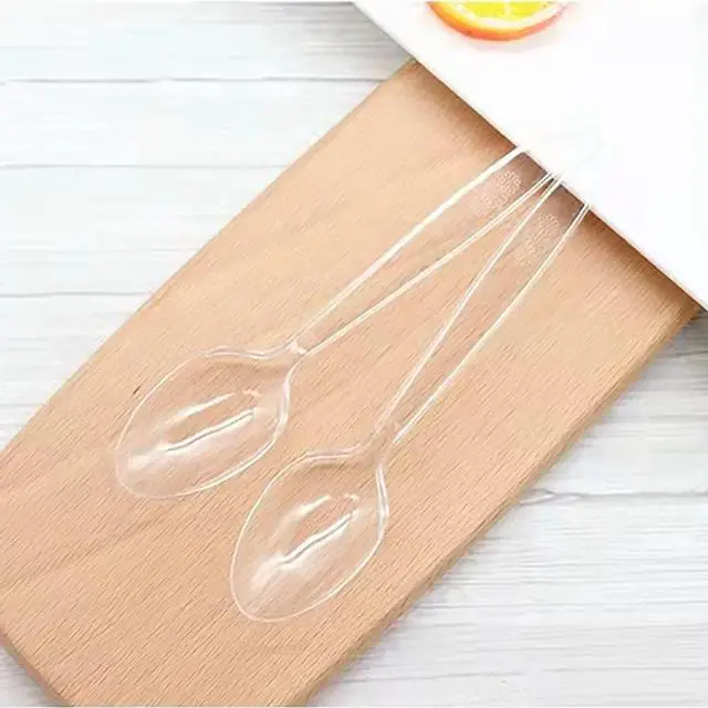 Alt view image 7 of 7 - MOACOCK 1000 Count Plastic Silverware, Heavy Weight Plastic Forks Spoons Disposable Utensils Cutlery Set for Wedding Party Supplies Everyday Use