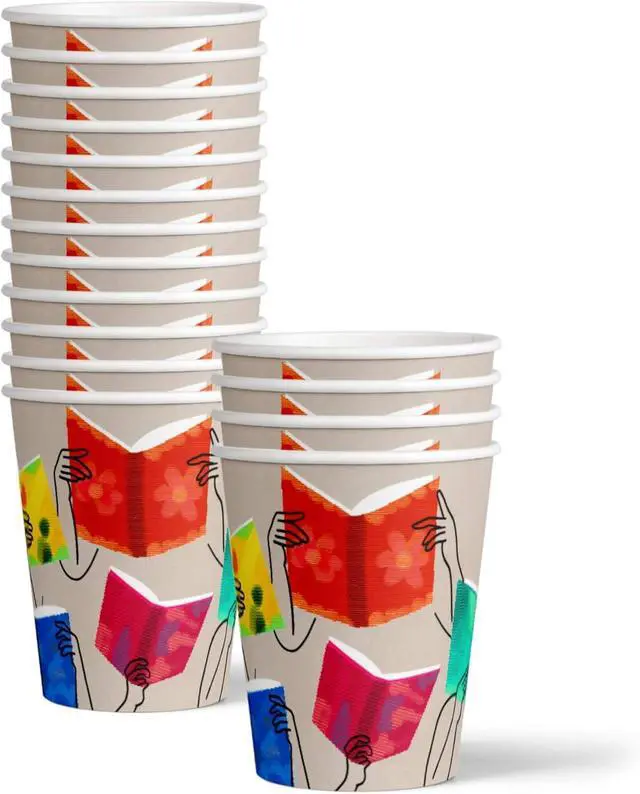 Alt view image 3 of 7 - Birthday Galore Book Club Birthday Themed Party Supplies for Kids and Adults - Ideal Celebration Tableware Set with Plates, Napkins, & Cups Quick Colorful Setup Decoration For All Events - Kit for 16