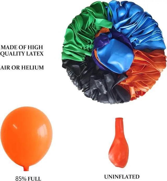 Alt view image 5 of 7 - Cartoon Dog Party Supplies - 145 Pcs Cartoon Dog Theme Balloon Garland Arch Kit, Blue Orange Purple Green Latex Balloon Arch For Kids Adventure Dog Birthday Party Supplies Decorations