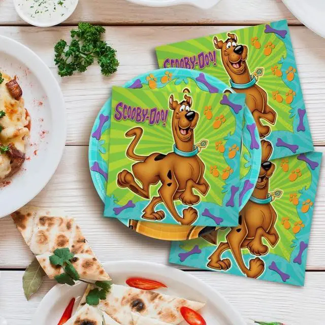 Alt view image 3 of 5 - Scooby-Doo Luncheon Napkins - 6.5" x 6.5" (16 Count), Premium Paper Napkins & Multicolor Design - Perfect For Themed Parties & Events