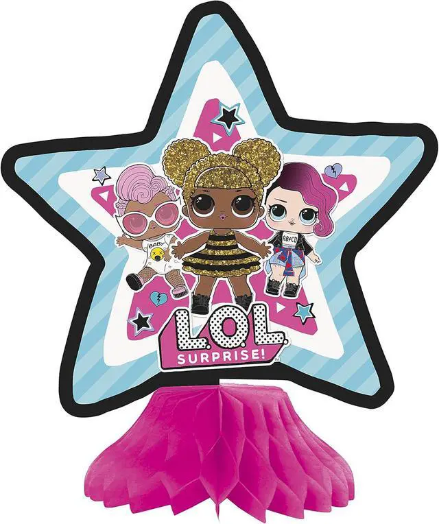 Alt view image 2 of 3 - Unique LOL Surprise Party Decor Kit - 7 Pcs | Vibrant & Multicolor Assorted Decorations for Birthday Celebrations and Events