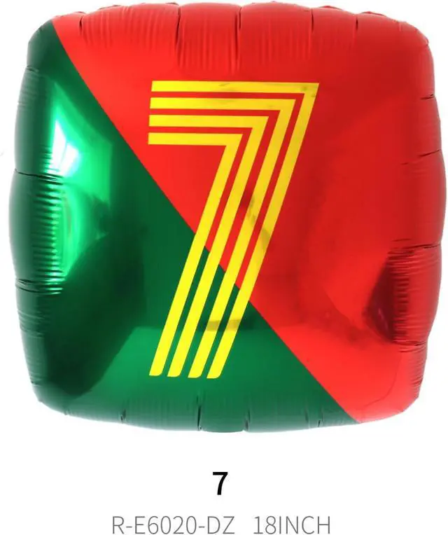Alt view image 4 of 6 - 4D Football Balloons Set - Soccer Field, Cleats, Jersey & Goat Shapes | Sports Party Decorations for Fans, Birthday, Game Day (red &green)