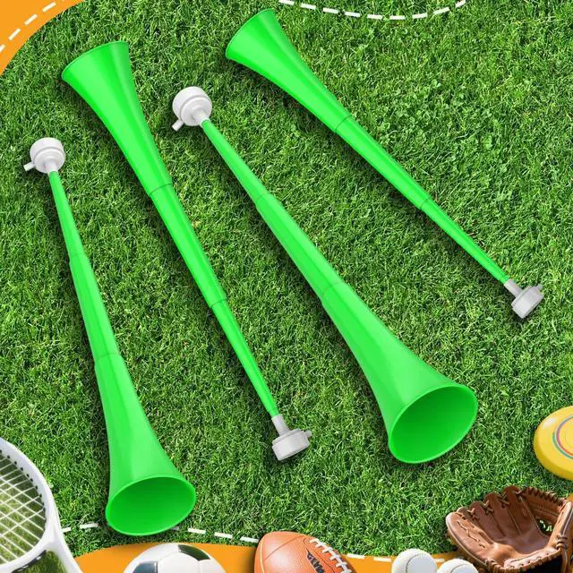 Alt view image 4 of 7 - Vuvuzelas Soccer Horn Collapsible Stadium Hockey Blow Stadium Noise Maker Loud Sound Blow Noisemakers Sports Trumpet Horn maker for Sports Events Parties Supplies Favors Accessories (green)