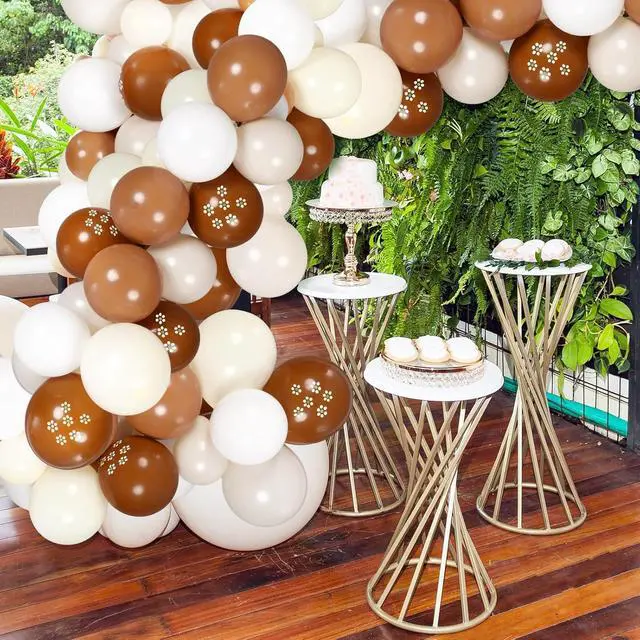 Alt view image 3 of 7 - 131 Pcs Cielito Lindo Party Decoration Platos De Barro Fiesta Balloons Arch Kit Backdrop Mexican Talavera Party Decorations for Wedding Birthday Baby Shower Bridal Engagement Photo Supplies(Brown)
