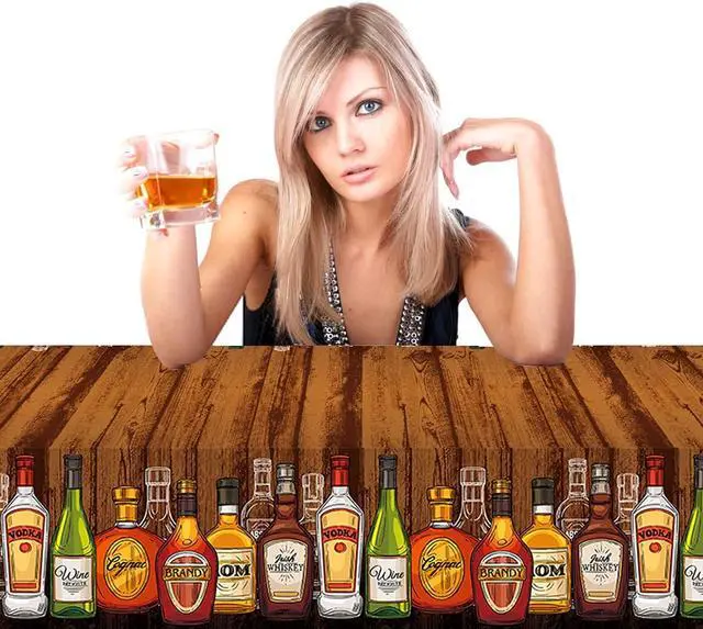 Alt view image 3 of 7 - Whiskey Party Tablecover Plastic Whiskey Theme Birthday Tablecloth Aged to Perfection Birthday Party Decorations Supplies, Multi Color