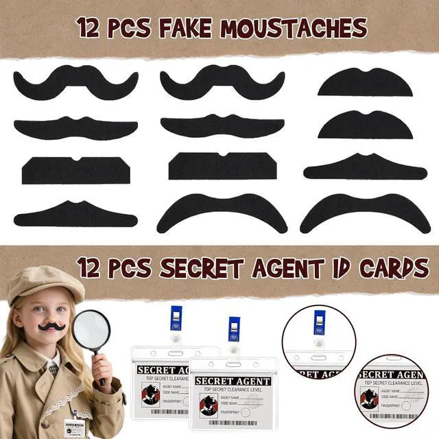 Alt view image 6 of 6 - Vanblue 134Pcs Detective Party Favors Spy Kit Escape Room Birthday Party Decorations Supplies Magnifying Glass Gift for Kids Treat Bags Stuffers Pinata Filler Classroom Prizes