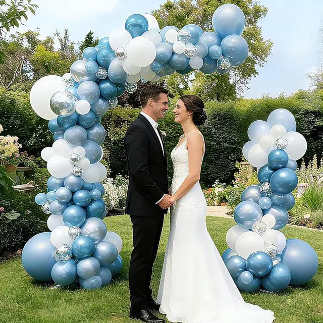 Alt view image 3 of 7 - Balloon Arch Stand Kit 9ft &5.6ft,Heavy Duty Base With Water Filling Bag Bendable Half Arch Balloon Arch for Birthdays Holiday Decorations And Other Indoor And Outdoor Parties No Balloons (gold)