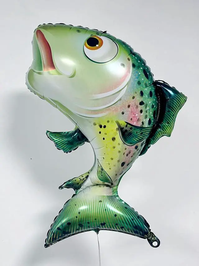 Alt view image 6 of 7 - 5Pcs Fish Bobber Balloons Decor for O-fishally One Fishing Birthday, Gone Fishing Party, Father's Day,Fish Fest Party Supplies, Little Fisherman Theme, Fishing Tournament Party Decor