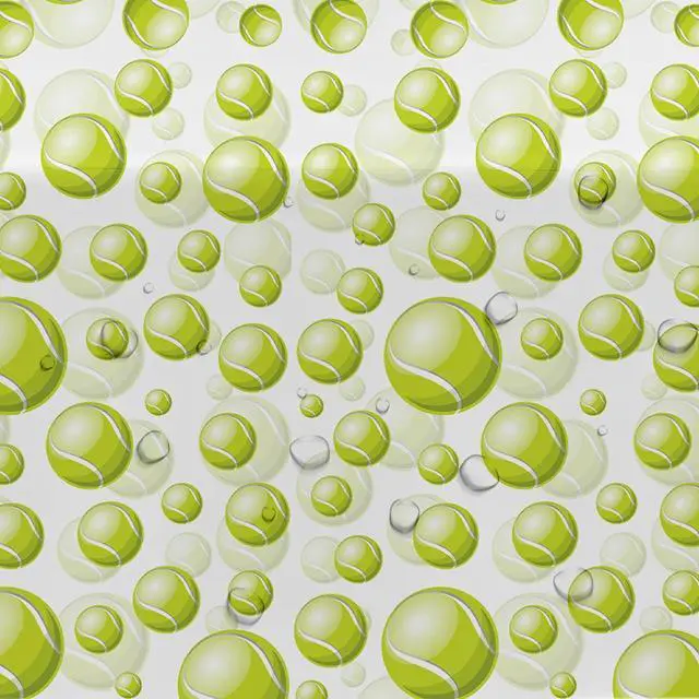 Alt view image 3 of 7 - Tennis Party Tablecloth Decorations for Birthday Baby Shower - Disposable Sports Ball Tennis Birthday Party Supplies Table Cover - 3 Pack (54in x 108in)