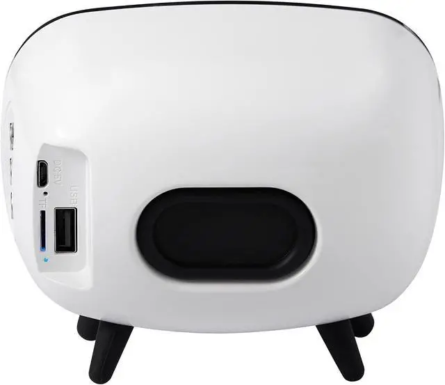 Alt view image 4 of 5 - Crosley CR3039A-WH Rondo Retro Portable Rechargeable Bluetooth Speaker, White