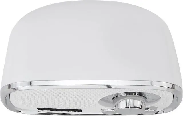Alt view image 5 of 5 - Crosley CR3039A-WH Rondo Retro Portable Rechargeable Bluetooth Speaker, White
