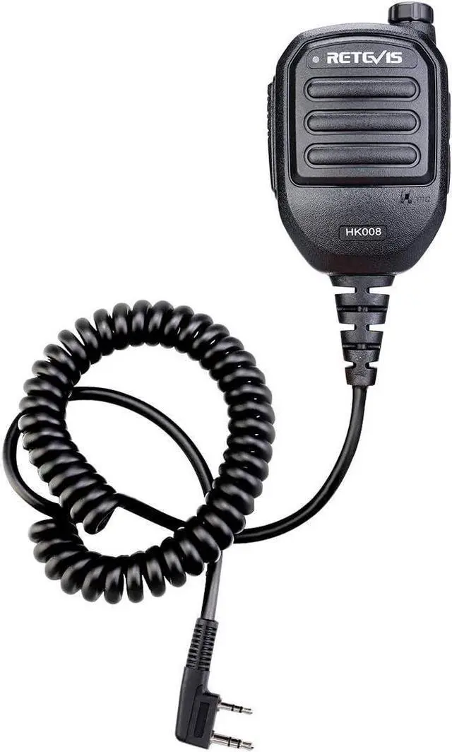 Main image of Retevis HK008 Shoulder Speaker Mic, Volume Adjustable Walkie Talkie Mic Compatible RT68 RT85 RT81 RT86 RT19 H-777S RB26 RB28 RB29 RB89 RA89 Baofeng UV-5R BF-F8hp 5RM Walkie Talkie(1 Pack)