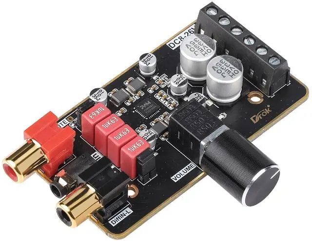 Main image of DROK 12V Amplifier Board, 15W+15W 2.0 Dual Channel Audio Amplifier Board PAM8620 DC 8-26V 24V Digital Stereo Amp Module Class D Mini Power Amplify Circuit for Sound System Speaker DIY