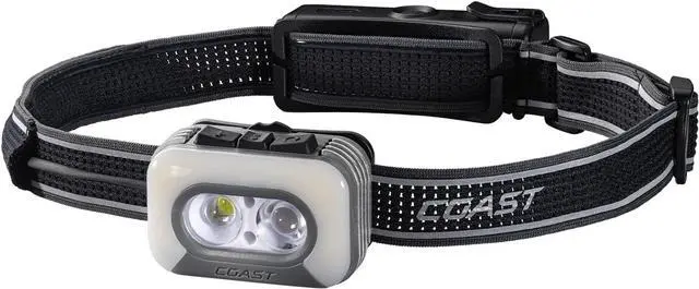 Main image of Coast RL35R Voice-Controlled 1100 Lumen Rechargeable LED Headlamp with ARC280 Lighting, 4 Color Modes, Rear-Facing Safety Signal, Variable Light Control and USB-C Charge Port