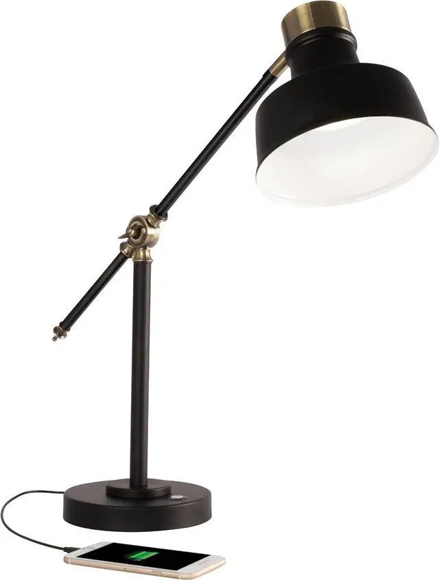 Main image of OttLite Balance LED Desk Lamp with USB Port - Modern, Adjustable, Desk Light