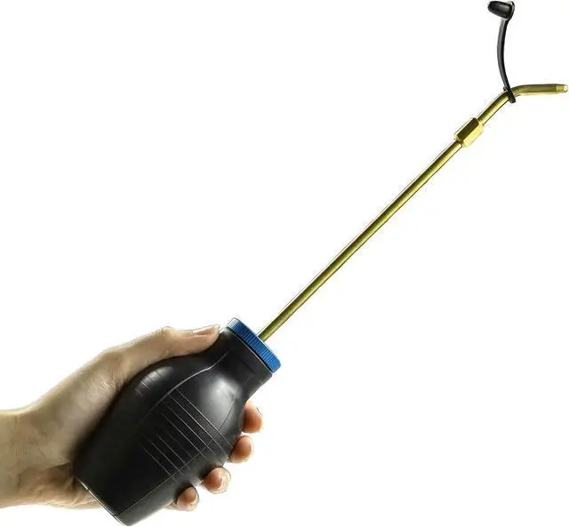 Alt view image 4 of 7 - Ivation Bulb Duster Sprayer Handheld, 7" Extendable Applicator for Earth & Other Home Powder Applications Non-Toxic, All-Natural Small