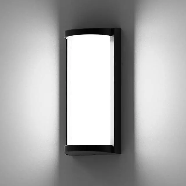 Main image of Sytmhoe Modern Outdoor Wall Lights,Exterior Wall Sconce Lighting Fixtures,LED Wall Mounted Lamps,Matte Black Porch&Patio Light,IP65 Waterproof for Hallway Stairs Gardens(6000k)