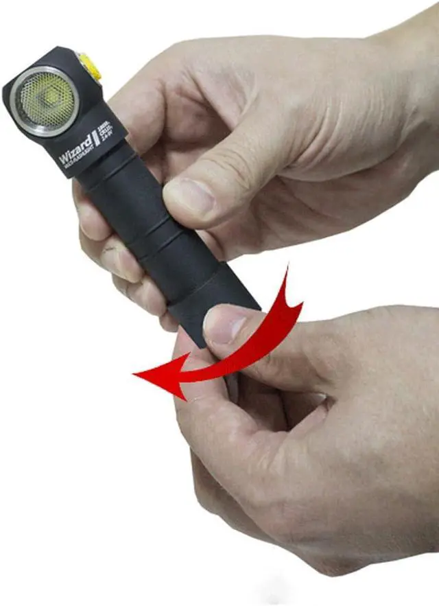 Alt view image 3 of 6 - Armytek Wizard Pro v3 XHP50 (Warm) USB Magnet Rechargeable Headlamp -2150 Lumens