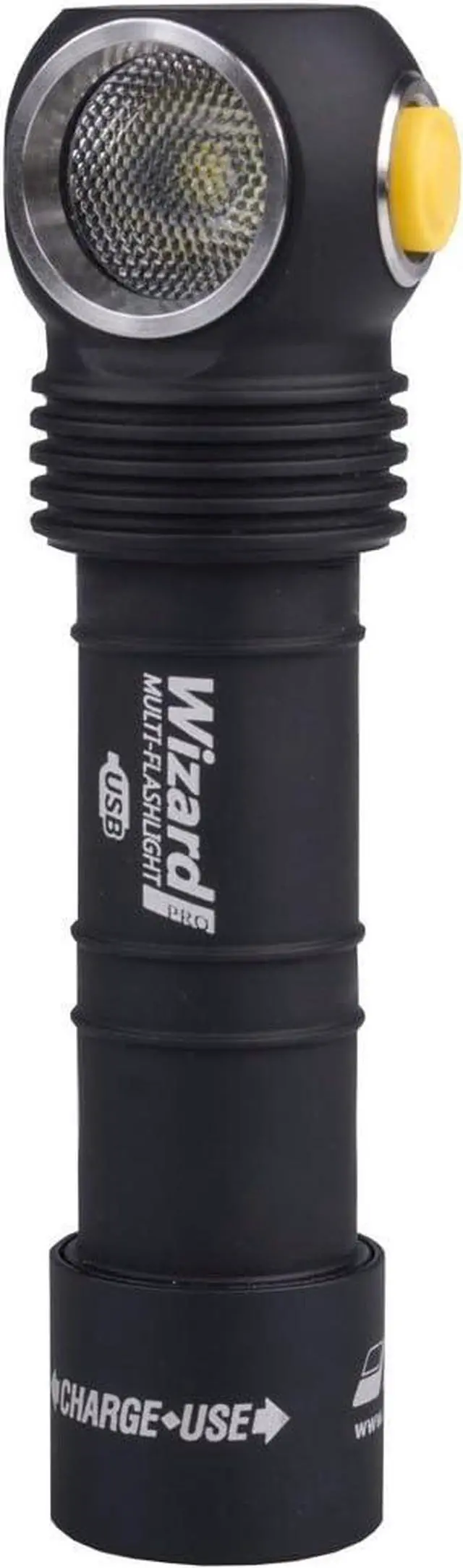 Alt view image 6 of 6 - Armytek Wizard Pro v3 XHP50 (Warm) USB Magnet Rechargeable Headlamp -2150 Lumens