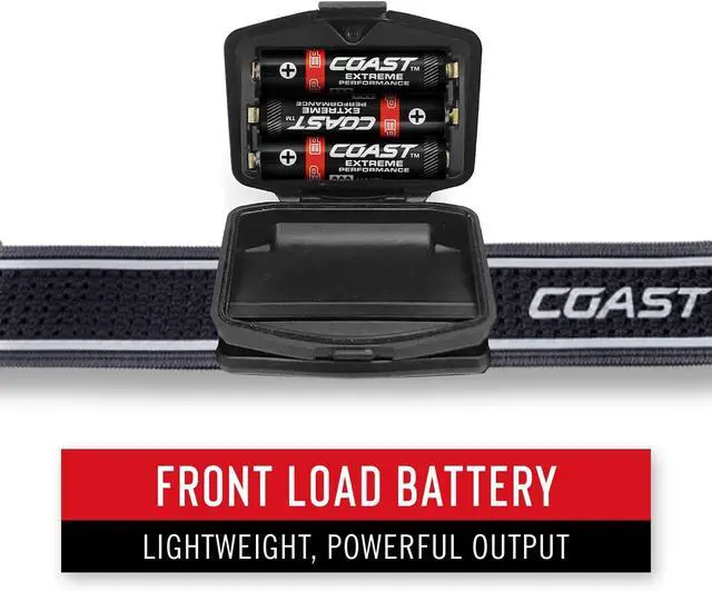 Alt view image 7 of 7 - Coast® FL75R Rechargeable 1000 Lumen Dual Color Twist Focus LED Headlamp, Black