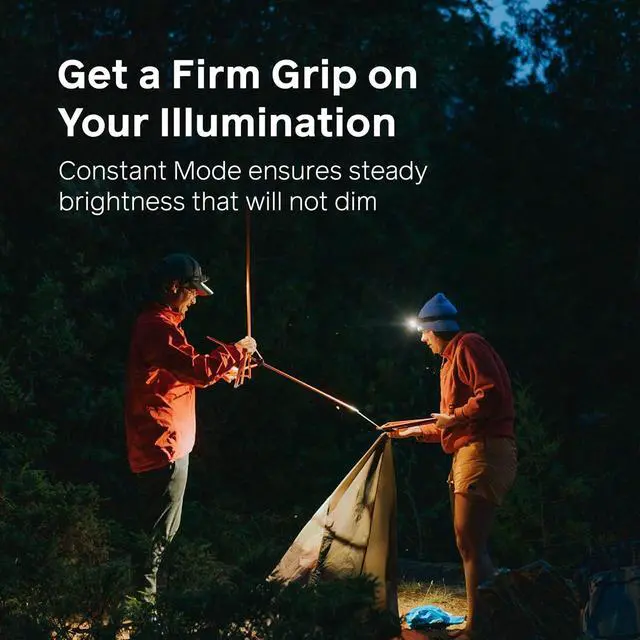 Alt view image 5 of 7 - BioLite, HeadLamp 800 Pro, 800 Lumens, Ultra-Lightweight & USB Rechargeable with 8 Light Modes, Midnight Grey