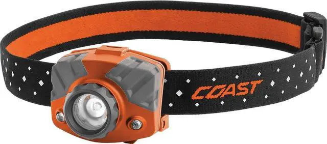 Main image of Coast® FL75R Rechargeable 530 Lumen Dual Color Twist Focus LED Headlamp, Orange