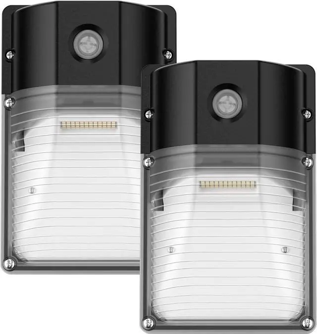 Main image of 30W LED Wall Pack Light with Dusk to Dawn Sensor, 3600LM, 5000K Daylight, 120Vac Led Porch Lights, IP65 Waterproof Outdoor Security Lighting for Garage Warehouse Garden, ETL Certified, 2 Pack