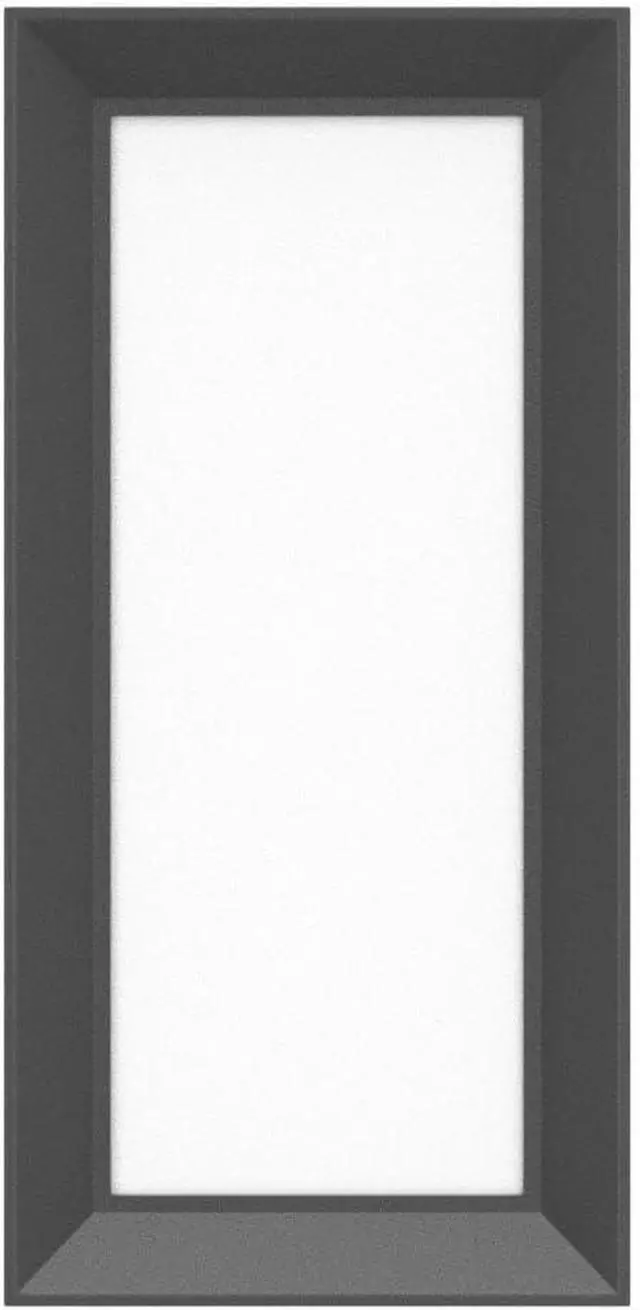 Alt view image 4 of 7 - Sytmhoe Outdoor Wall-Porch-Light, Modern Exterior LED Wall Sconce,24W-Led Matte Black Exterior Wall Fixtures,Mounted Wall Patio Lamps,3-Color-Changeable for Garage Walkway Backyard Garden