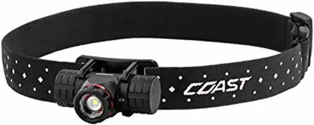 Alt view image 3 of 3 - Coast XPH25R 410 Lumen USB Rechargeable-Dual Power LED Headlamp with Pure Beam Twist Focus and Magnetic Base