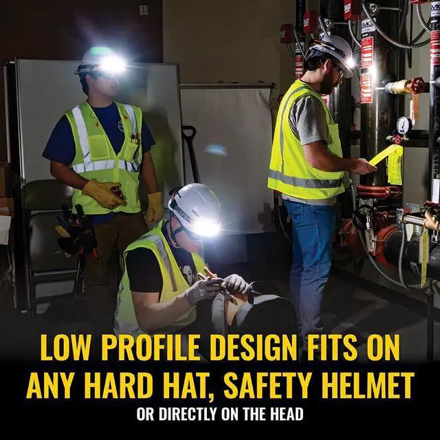 Alt view image 3 of 7 - Klein Tools 56308 Rechargeable Headlamp with Strap, 575 Lumens, Wide-Beam LED, All-On or Direct Focus Modes, for Work and Outdoors