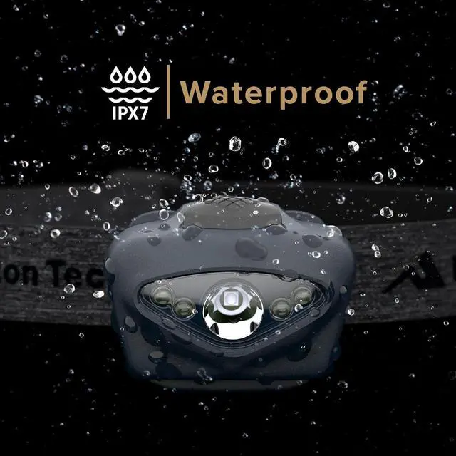 Alt view image 4 of 7 - Princeton Tec Vizz LED Headlamp 550 Lumen Dimmable White and Red LEDs, IPX7 Waterproof Rating, Dual Beam Modes Runs on 3 AAA, Lightweight and Rugged